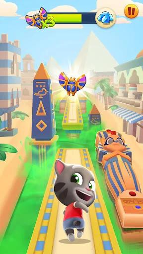 Talking Tom Gold Run ڈاؤن لوڈ کریں – بہترین لامتناہی رننگ گیم - Screenshot 9