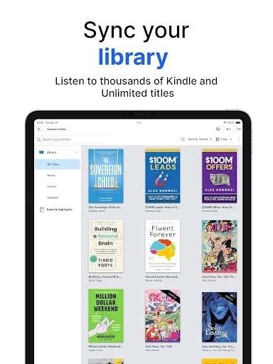 AudioBooks Unlimited to Kindle ڈاؤن لوڈ کریں – آڈیو بکس کا نیا تجربہ - Screenshot 12