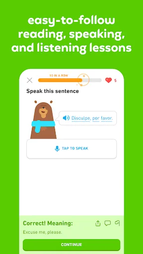 Duolingo ڈاؤن لوڈ کریں – زبان، ریاضی، موسیقی اور شطرنج سیکھیں - Screenshot 5