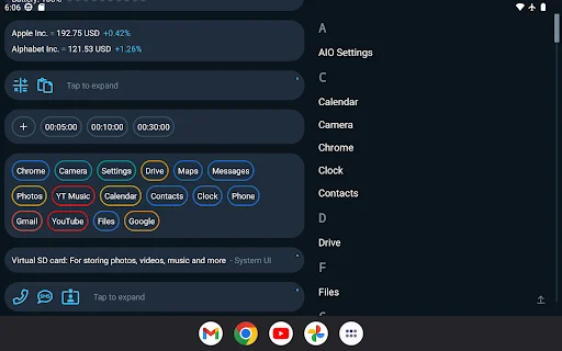 AIO Launcher ڈاؤن لوڈ کریں – اینڈرائیڈ کے لیے بہترین کسٹمائز ایبل لانچر - Screenshot 14