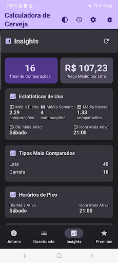 Calculadora de Cerveja ڈاؤن لوڈ کریں – بہترین بیئر کیلکولیٹر - Screenshot 7