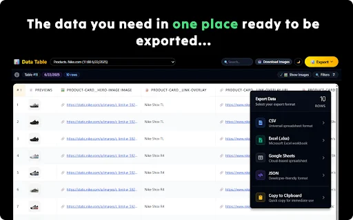 Ultimate Web Scraper ڈاؤن لوڈ کریں – ڈیٹا نکالنے کا بہترین ٹول - Screenshot 4