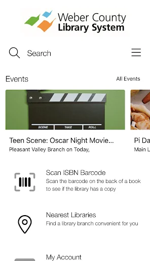 Weber County Library ڈاؤن لوڈ کریں – کتابوں تک رسائی حاصل کریں - Screenshot 1