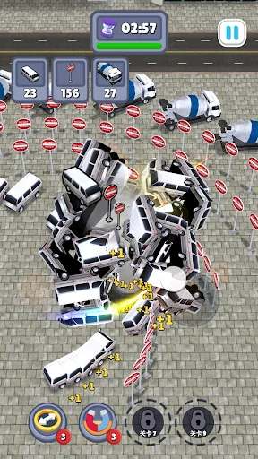 Whirlwind Destroyer ڈاؤن لوڈ کریں – طوفان کو کنٹرول کریں اور شہر تباہ کریں - Screenshot 2