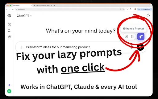AI Prompt Helper ڈاؤن لوڈ کریں – ChatGPT اور Claude کے لیے بہترین ٹول - Screenshot 1