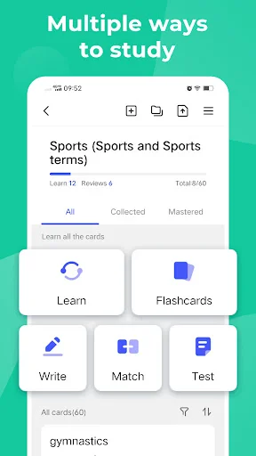 Knowlet ڈاؤن لوڈ کریں – فلیش کارڈز کے ساتھ امتحانات کی تیاری کریں - Screenshot 3