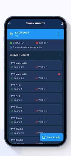 Sınav Yardımcın: YKS KPSS DGS ڈاؤن لوڈ کریں – تعلیمی مددگار - Screenshot 7