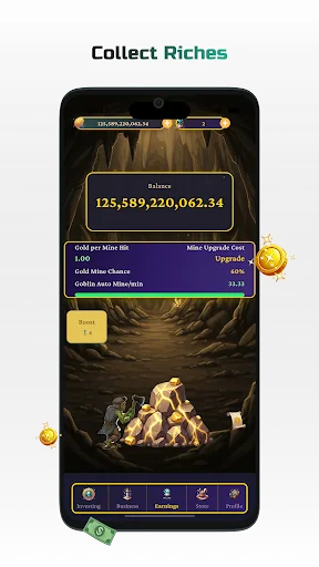 Magical Tycoon ڈاؤن لوڈ کریں – جادوئی معیشت بنائیں اور امیر بنیں - Screenshot 1