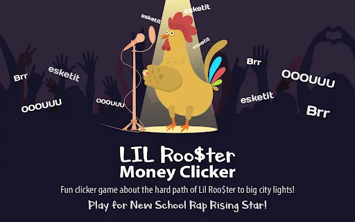 Lil Rooster Money Clicker ڈاؤن لوڈ کریں – بہترین آئیڈل ریپ گیم - Screenshot 1