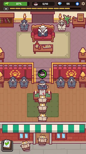Cat Mafia : Idle Tycoon Games ڈاؤن لوڈ کریں – بلیوں کا شاندار بزنس گیم - Screenshot 1