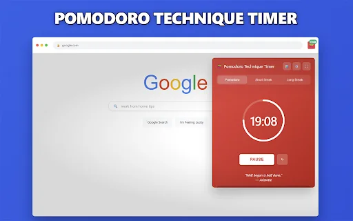 Pomodoro Technique Timer ڈاؤن لوڈ کریں – توجہ مرکوز کرنے والا بہترین ٹول - Screenshot 1
