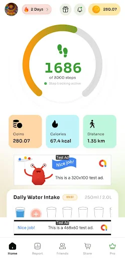 Walk Wallet ڈاؤن لوڈ کریں – روزانہ قدم ٹریک کریں اور انعامات حاصل کریں - Screenshot 2