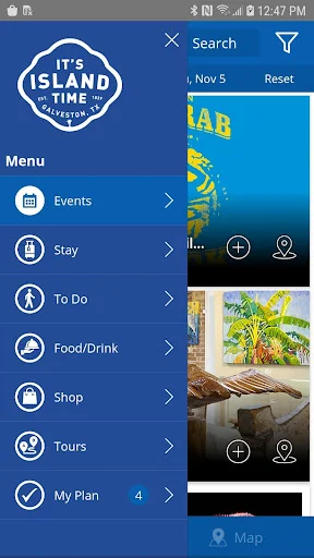 Visit Galveston ڈاؤن لوڈ کریں – آئی لینڈ ٹائم کا لطف اٹھائیں - Screenshot 1
