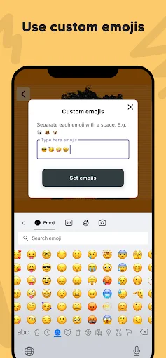 Emoji photo Mosaic ایپ ڈاؤن لوڈ کریں – اپنی تصاویر کو فن میں بدلیں - Screenshot 4