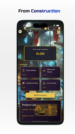 Magical Tycoon ڈاؤن لوڈ کریں – جادوئی معیشت بنائیں اور امیر بنیں - Screenshot 5