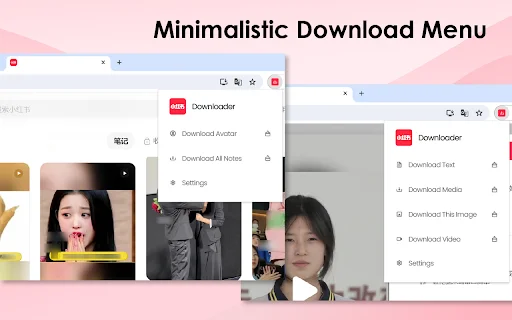 RedNote Downloader ڈاؤن لوڈ کریں – Xiaohongshu سے تصاویر اور ویڈیوز محفوظ کریں - Screenshot 1