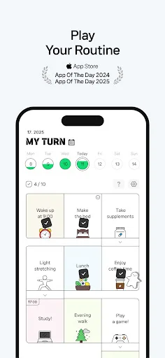 MyTurn تازہ ترین ورژن ڈاؤن لوڈ کریں – روزانہ ایک کام مکمل کریں - Screenshot 1