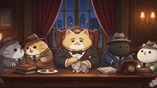 Cat Mafia : Idle Tycoon Games ڈاؤن لوڈ کریں – بلیوں کا شاندار بزنس گیم - Screenshot 23
