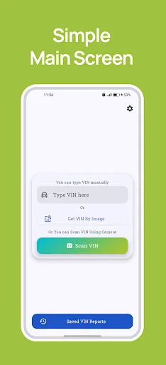 VIN Code Scanner ڈاؤن لوڈ کریں – کار کی تفصیلات اور ہسٹری رپورٹ - Screenshot 1