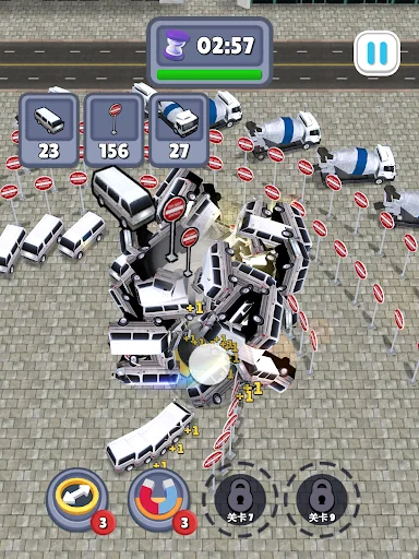 Whirlwind Destroyer ڈاؤن لوڈ کریں – طوفان کو کنٹرول کریں اور شہر تباہ کریں - Screenshot 7