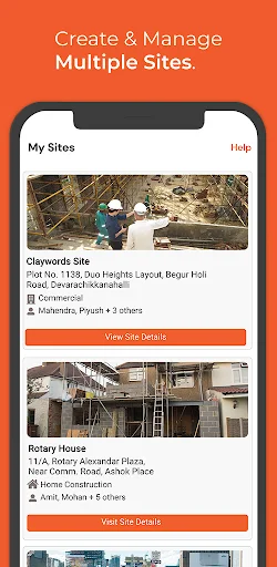 Brick&Bolt Professionals ایپ ڈاؤن لوڈ کریں – تعمیراتی کام کا آسان انتظام - Screenshot 1