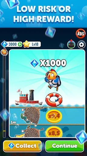 Chicken Cross – Sea Cross 2 ڈاؤن لوڈ کریں – مفت گیمنگ کا مزہ - Screenshot 3