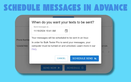 Bulk Texter Pro ڈاؤن لوڈ کریں – بلک ٹیکسٹنگ کے لیے بہترین ٹول - Screenshot 3