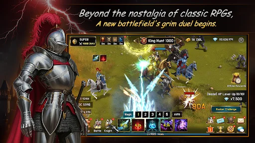 Bloodbound Lord: Idle RPG ڈاؤن لوڈ کریں – لامتناہی لڑائیاں اور ایکشن - Screenshot 2