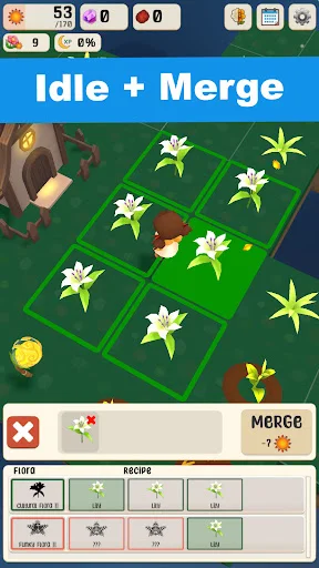 Bloom & Cinder ڈاؤن لوڈ کریں – آرام دہ اور پرسکون گارڈن پزل گیم - Screenshot 6
