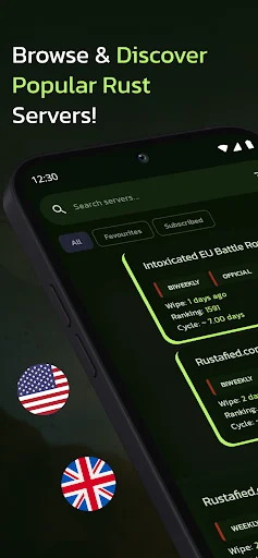 RustHub ڈاؤن لوڈ کریں – Rust سرورز اور آئٹمز کے لیے بہترین ٹول - Screenshot 1