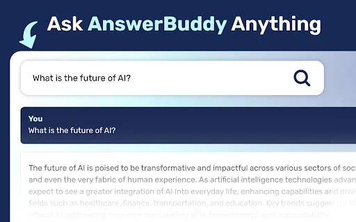 AnswerBuddy ڈاؤن لوڈ کریں – براؤزر میں AI سے سوالات پوچھیں - Screenshot 2