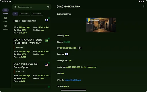 RustHub ڈاؤن لوڈ کریں – Rust سرورز اور آئٹمز کے لیے بہترین ٹول - Screenshot 10