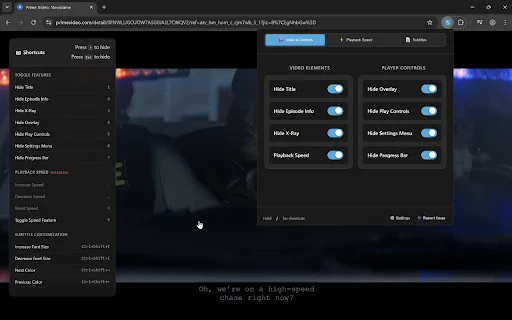 Prime Video Enhancer ڈاؤن لوڈ کریں – Amazon Prime Video کا تجربہ بہتر بنائیں - Screenshot 5