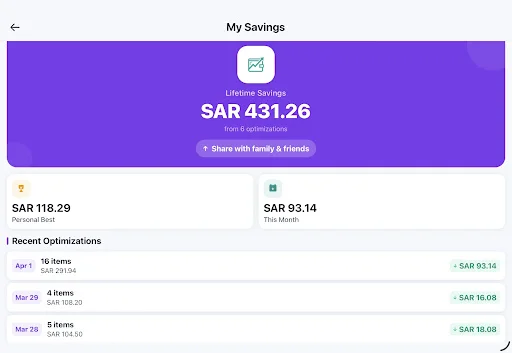HypeSave ڈاؤن لوڈ کریں – سعودی عرب میں گروسری پر بچت کا بہترین طریقہ - Screenshot 12