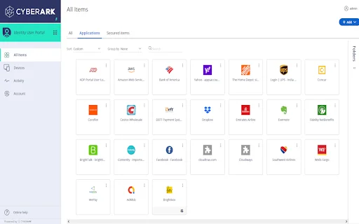 CyberArk Identity Extension ڈاؤن لوڈ کریں – محفوظ لاگ ان - Screenshot 1