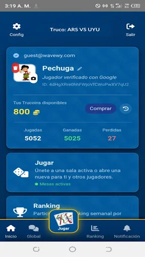 Truco Argentino y Uruguayo ڈاؤن لوڈ کریں – آن لائن دوستوں کے ساتھ کھیلیں - Screenshot 14