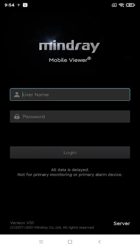 Mindray Mobile Viewer ڈاؤن لوڈ کریں – طبی نگرانی اب آپ کے موبائل پر - Screenshot 1