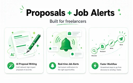 UpCat ڈاؤن لوڈ کریں – Upwork پر AI کے ذریعے جاب پروپوزل لکھیں - Screenshot 1
