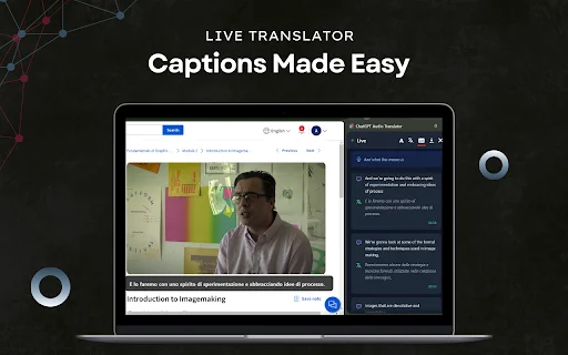 ChatGPT Audio Translator ڈاؤن لوڈ کریں – ریئل ٹائم ٹرانسکرپشن - Screenshot 2