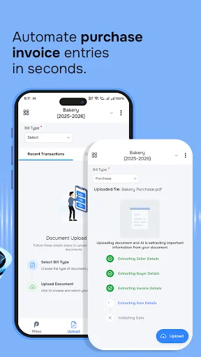 Pilloo AI ڈاؤن لوڈ کریں – آواز کے ذریعے اکاؤنٹنگ اور بلنگ - Screenshot 4