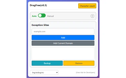 DragFree Chrome Extension ڈاؤن لوڈ کریں – Right-Click اور Image Save ان لاک کریں - Screenshot 2
