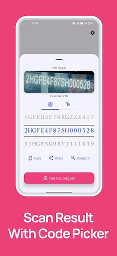VIN Code Scanner ڈاؤن لوڈ کریں – کار کی تفصیلات اور ہسٹری رپورٹ - Screenshot 2