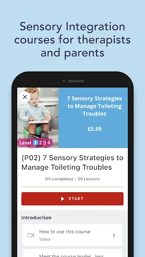 Sensory Integration Education ڈاؤن لوڈ کریں – آن لائن کورسز ایپ - Screenshot 1
