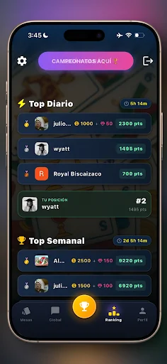 Truco Argentino y Uruguayo ڈاؤن لوڈ کریں – آن لائن دوستوں کے ساتھ کھیلیں - Screenshot 7