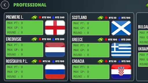 Royal Table Soccer ڈاؤن لوڈ کریں – 2500+ ٹیمیں اور 150 لیگز - Screenshot 7