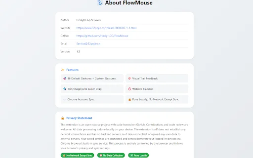 FlowMouse ڈاؤن لوڈ کریں – کروم کے لیے بہترین ماؤس گیسچر ایکسٹینشن - Screenshot 4