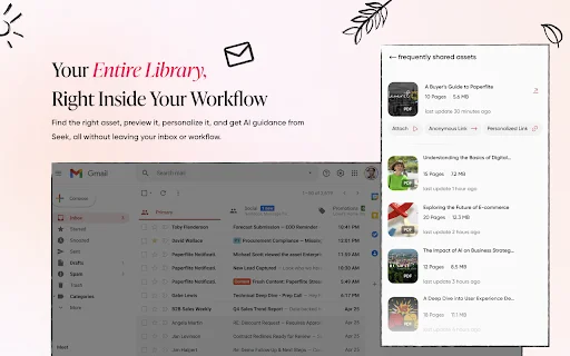Paperflite Chrome Extension ڈاؤن لوڈ کریں – سیلز پروڈکٹیوٹی بڑھائیں - Screenshot 3