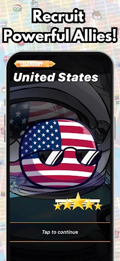Polandball Go ڈاؤن لوڈ کریں – اپنی قوم بنائیں اور شہر دریافت کریں - Screenshot 1