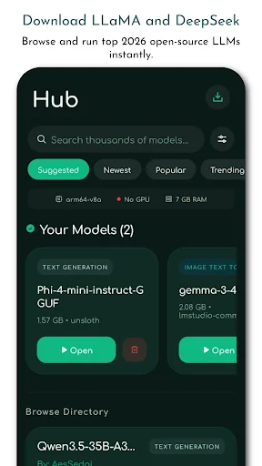 LocalAI ڈاؤن لوڈ کریں – طاقتور آف لائن AI چیٹ اور پرائیویسی - Screenshot 3