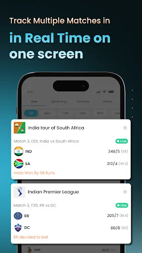 Cricket LineX ڈاؤن لوڈ کریں – تیز ترین لائیو کرکٹ سکور اور اپڈیٹس - Screenshot 8